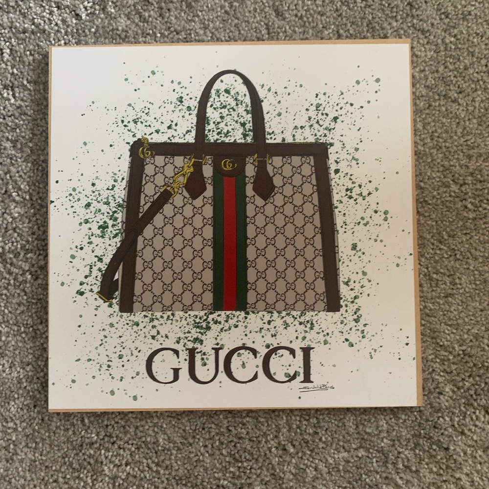 Gucci Canvas Tote Art